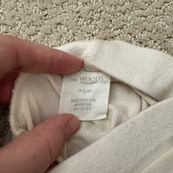 The Woods by Kate Quinn Ivory Bloomers Diaper Cover 0-3 Month Ivory Beechwood Mo - Picture 2 of 3